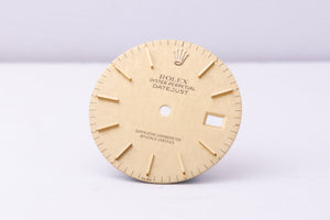 Rolex Datejust Champagne Linen stick marker dial for model 16013 FCD30402