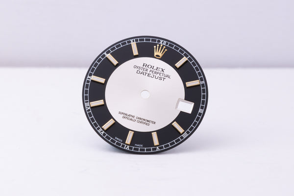 Load image into Gallery viewer, Rolex Mens Tuxedo Index dial for model 116233 FCD30415
