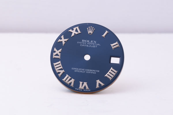 Load image into Gallery viewer, Rolex Midsize Blue roman dial for model 178274 FCD30424
