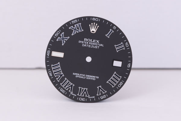 Load image into Gallery viewer, Rolex Datejust II Matte Black Roman for model 116334 - 116300 FCD30441
