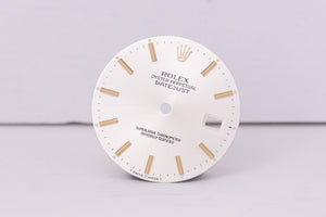 Rolex Datejust Silver Stick dial for model 16013 FCD30447