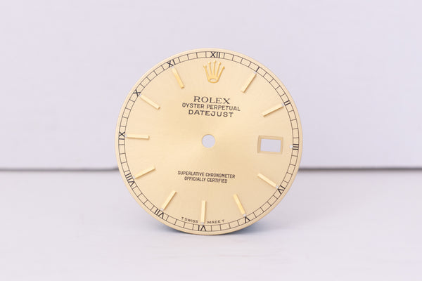 Load image into Gallery viewer, Rolex Datejust Champagne Stick marker dial for model 16233 FCD30448
