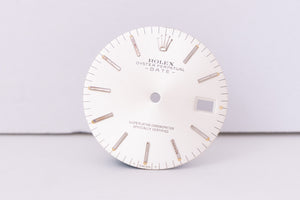 Rolex Date Silver stick dial for model 1500 - 1501 FCD30451