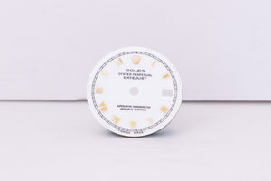 Rolex ladies Skinny White Roman Dial for model 69173 - 79173 FCD30452