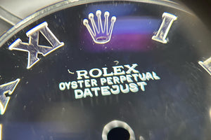 Rolex Midsize Black Bold Roman Dial for 178274 FCD30453