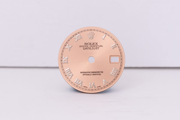 Load image into Gallery viewer, Rolex Datejust Ladies Salmon Roman Dial for 79174 FCD30455
