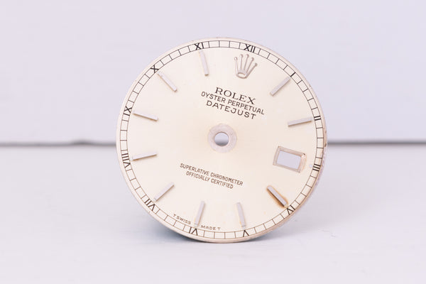 Load image into Gallery viewer, Rolex Datejust Faded Silver Stick dial for model 16234 - 16030 FCD30469
