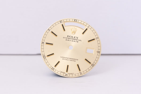 Load image into Gallery viewer, Rolex Day-Date Champagne Stick Dial for 18038 - 18238 FCD30476
