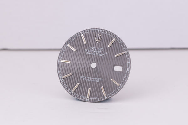 Load image into Gallery viewer, Rolex Datejust Slate Tapestry dial for model 16014 - 16030 FCD30500

