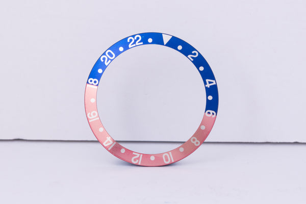 Load image into Gallery viewer, Rolex GMT Master II Faded Serif Pepsi Insert for model 16710 FCD30505

