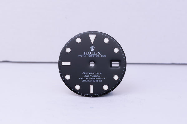 Load image into Gallery viewer, Rolex Submariner Black Swiss Made dial for model 16800 - 16610 FCD30574
