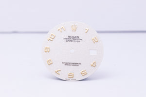 Rolex Mens Datejust Cream Jubilee Arabic Dial for 16013 - 16233 FCD30578