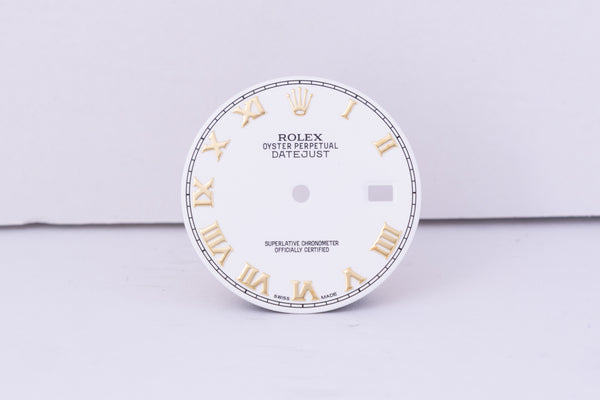 Load image into Gallery viewer, Rolex Mens White Bold Roman Dial for 16233 - 116233 FCD30594

