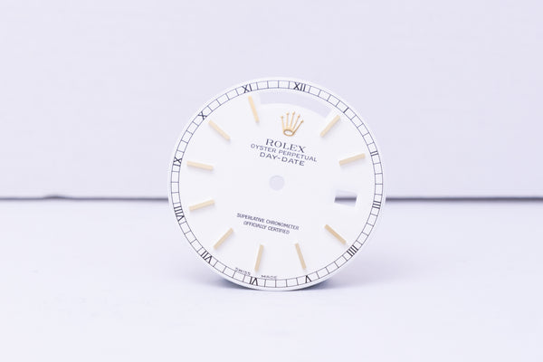 Load image into Gallery viewer, Rolex Day-Date White Stick Dial for model 18038 - 18238 FCD30608
