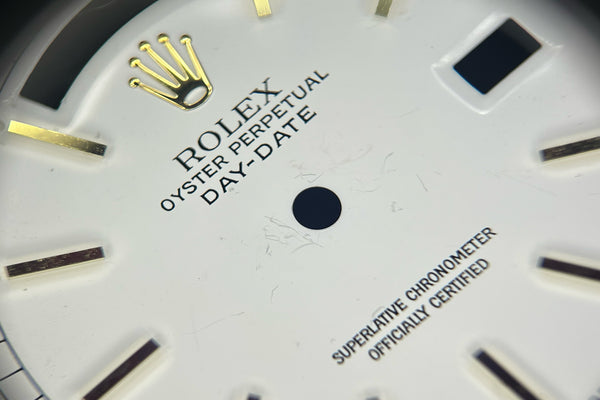 Load image into Gallery viewer, Rolex Day-Date White Stick Dial for model 18038 - 18238 FCD30608
