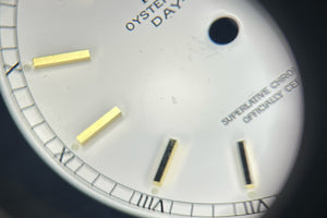 Rolex Day-Date White Stick Dial for model 18038 - 18238 FCD30608