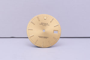 Rolex Champagne Date dial for model 15013 - 15037 - 15233 FCD30611