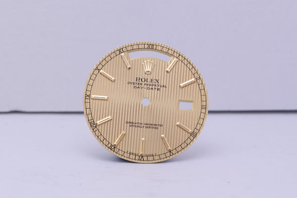 Load image into Gallery viewer, Rolex Day-Date Champagne Tapestry Dial for 18038 - 18238 FCD30614

