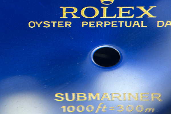 Load image into Gallery viewer, Rolex Submariner Blue "Swiss Made" Dial for model 16613 FCD30617
