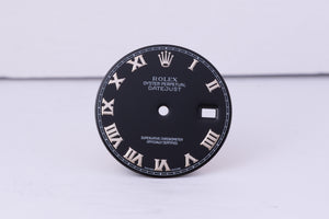 Rolex Mens Datejust Black Roman Dial for 116234 FCD30620