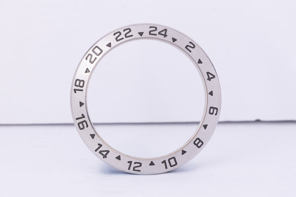 Load image into Gallery viewer, Rolex Explorer II Steel Bezel for 16570 - 16550 FCD30636
