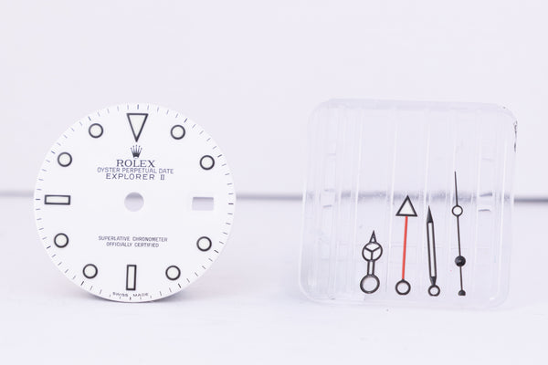 Load image into Gallery viewer, Rolex Explorer II White Swiss Made Dial for 16570 - 16550 FCD30640
