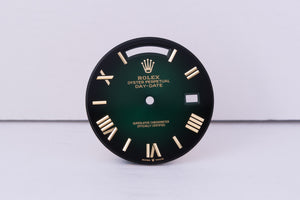 Rolex Daydate 40mm Green Hombre Roman Dial for 228238 FCD30645