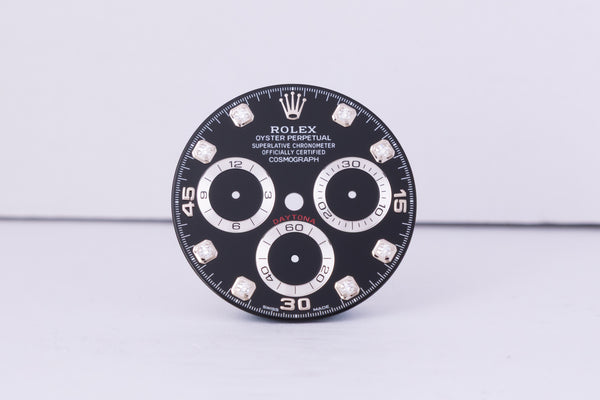 Load image into Gallery viewer, Rolex Daytona Black Diamond Dial for model 116519 - 116509 - 116520 FCD30649
