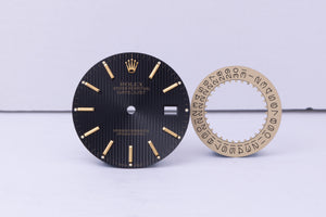 Rolex Datejust Black Tapestry Dial for model 16013 - 16233 FCD30710