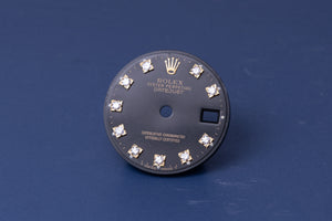 Rolex Ladies Datejust Black Diamond Dial for 69173 - 69178 FCD30712