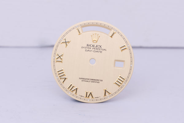 Load image into Gallery viewer, Rolex Day-Date Champagne Roman Dial for 18038 - 18238 FCD30742
