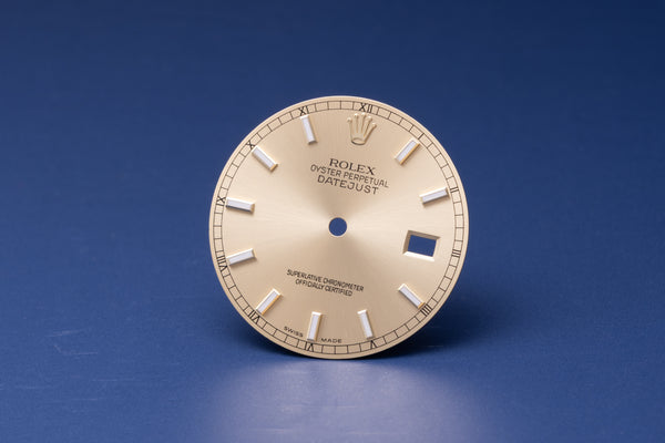 Load image into Gallery viewer, Rolex Datejust Champagne Stick Dial for model 116233 FCD30920
