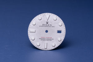 Rolex Mens Platinum Yachtmaster DAMAGED Dial for 16622 FCD30936