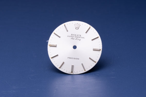 Load image into Gallery viewer, Rolex Air-King Silver Stick dial for model 5500 FCD30947
