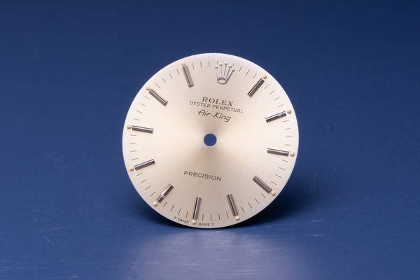 Load image into Gallery viewer, Rolex Faded Silver Stick Airking dial for model 14000 - 14000M FCD30951
