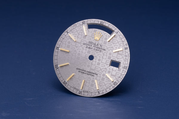 Load image into Gallery viewer, Rolex Day-Date Silver Jubilee Stick dial for 18038 - 18238 FCD30980
