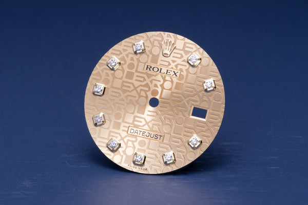 Load image into Gallery viewer, Rolex Champagne Jubilee Diamond Dial for 116233 FCD30986
