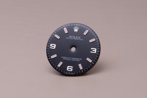 Rolex Midsize Black Arabic dial and Bezel for 177200 FCD31001