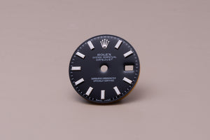 Rolex Ladies Black Lumi Stick Dial for model 179174 FCD31008