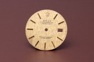 Rolex Datejust Champagne linen Stick marker dial for model 16013 FCD31021