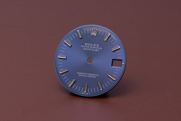 Load image into Gallery viewer, Rolex Midsize Blue Stick marker dial for model 6827 FCD31026
