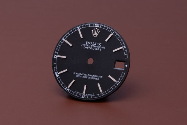Load image into Gallery viewer, Rolex Midsize Black stick marker dial for model 68274 FCD31027
