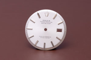 Rolex Datejust Silver Stick dial for model 1601 FCD31031