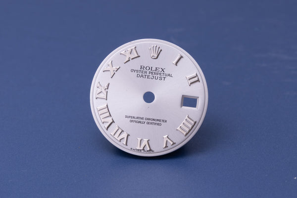 Load image into Gallery viewer, Rolex Ladies Datejust Bold White Roman ( scratched ) Dial for 179174 FCD31033
