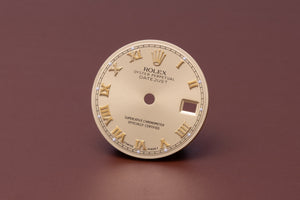 Rolex Ladies Datejust Champagne Roman Dial for model 69178 - 69173 FCD31034
