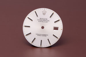 Rolex Datejust Silver Stick dial for model 16014 - 16030 FCD31037