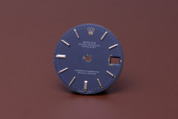 Load image into Gallery viewer, Rolex Datejust Midsize Blue stick dial for 6827 - 68274 FCD31043

