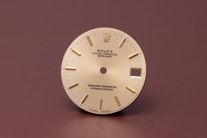 Rolex Midsize champagne stick marker dial for model 68273 FCD31046