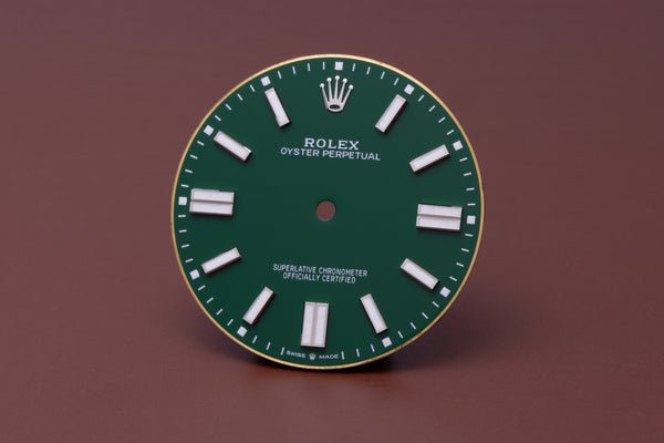Load image into Gallery viewer, Rolex Green Oyster Perpetual Dial for model 124300 FCD31050
