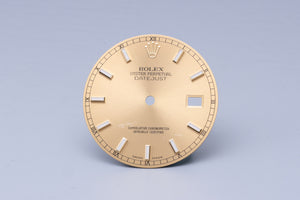 Rolex Mens Datejust DAMAGED Champagne Lumi Stick Dial for 116233 FCD31054
